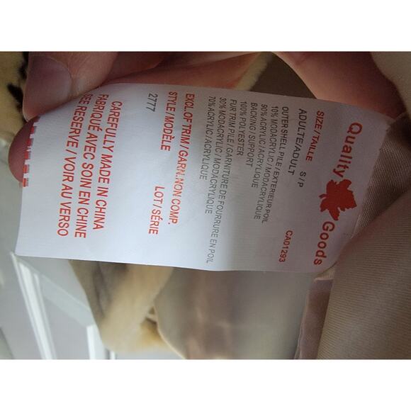 Northern Lifestyle Womens S Deer Forest Satin Lined Faux Fur Hood Vintage Jacket - Picture 15 of 16